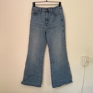 Madewell Size 28 Light Blue High-Rise Wide-Leg Women’s Jeans